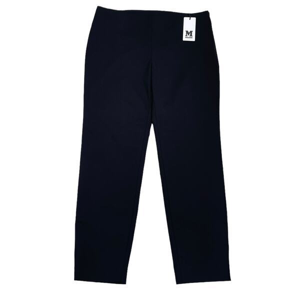 Missoni Black Trouser Pants Size 44 Cotton Elastane Flat Front NEW - Picture 1 of 8